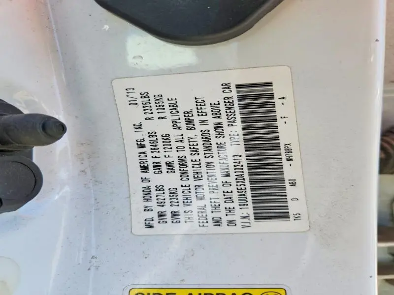 2013 ACURA TL TECH  