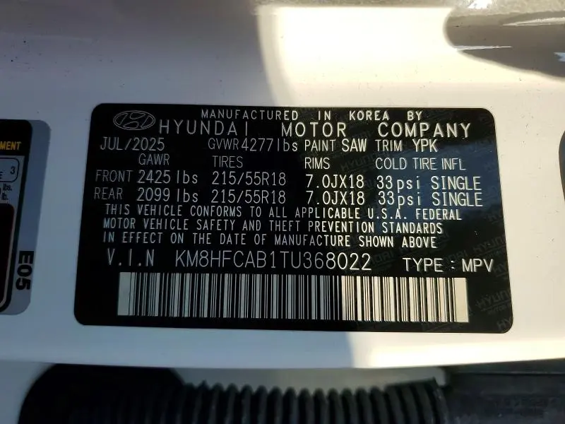 2026 HYUNDAI KONA SEL SPORT  