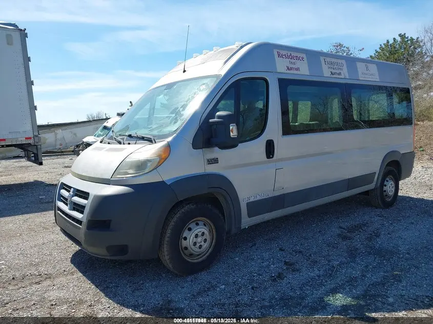 2014 RAM PROMASTER 2500 WINDOW VAN HIGH ROOF