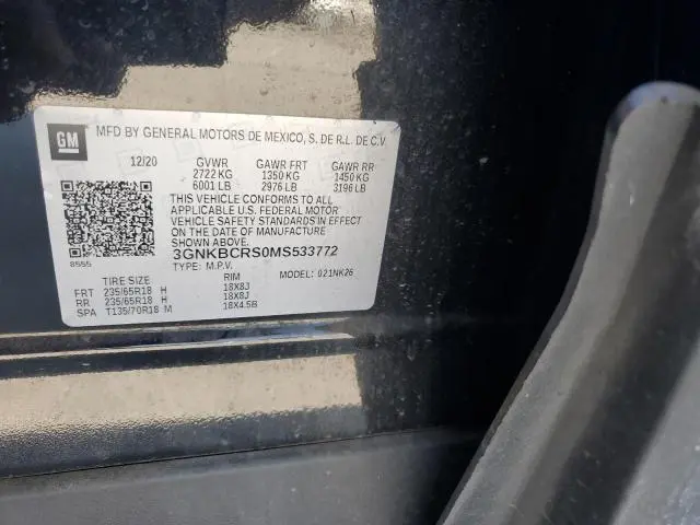 2021 CHEVROLET BLAZER 2LT