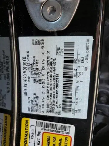 2024 FORD BRONCO SPORT BADLANDS  