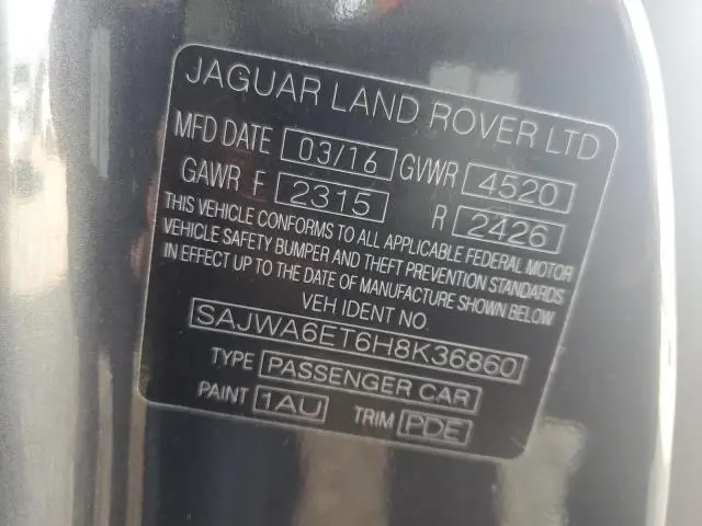 2017 JAGUAR F-TYPE   