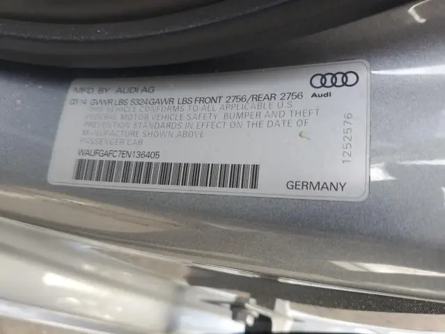 2014 AUDI A6 PREMIUM PLUS  