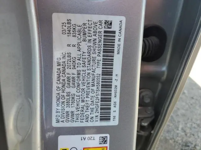 2025 HONDA CIVIC SPORT  