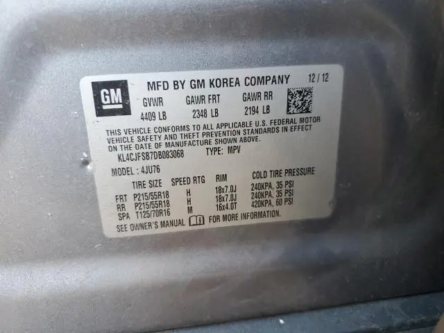 2013 BUICK ENCORE CONVENIENCE  