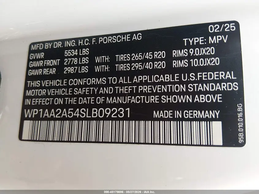 2025 PORSCHE MACAN T
