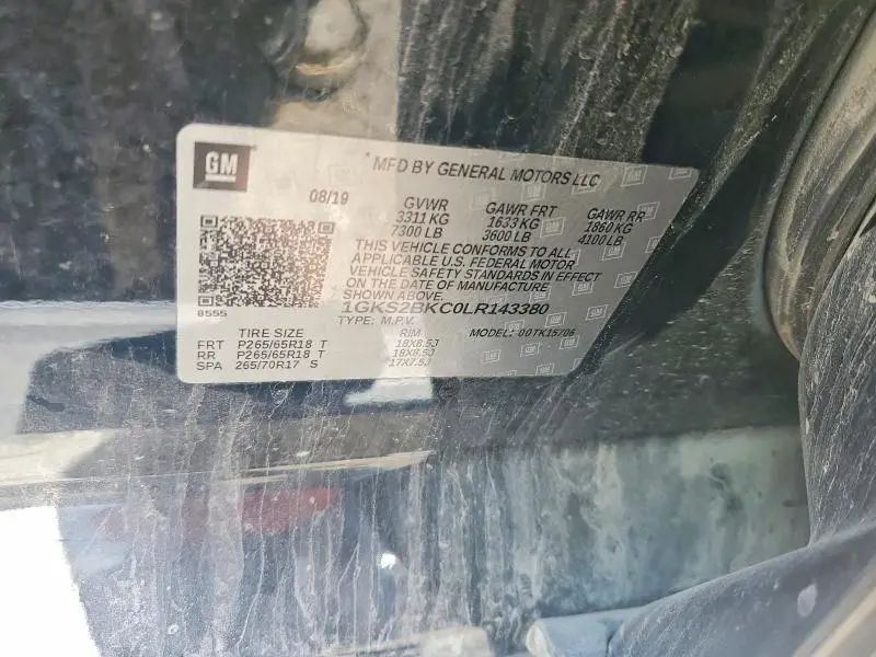 2020 GMC YUKON SLT  