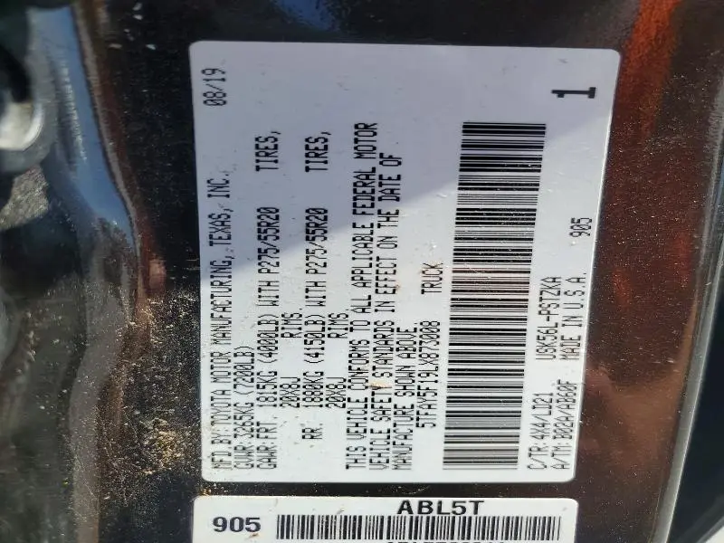 2020 TOYOTA TUNDRA 1794 EDITION  