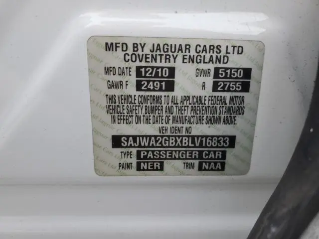 2011 JAGUAR XJL
