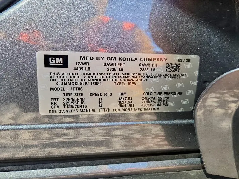 2020 BUICK ENCORE GX ESSENCE  