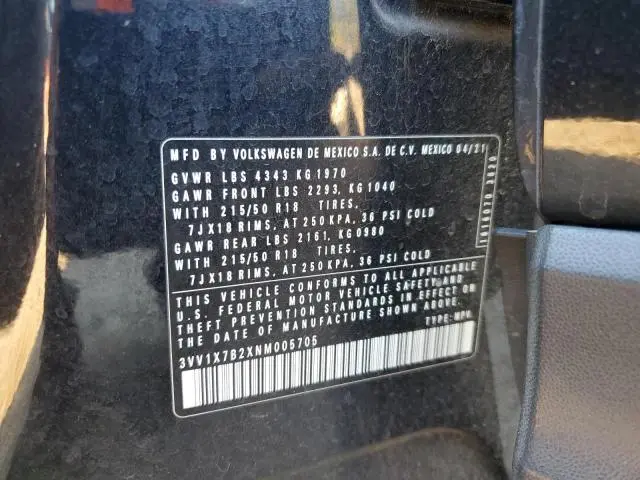 2022 VOLKSWAGEN TAOS SEL  