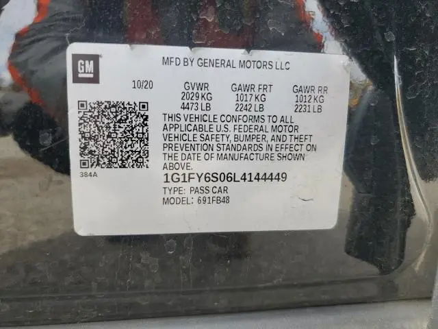 2020 CHEVROLET BOLT EV LT  