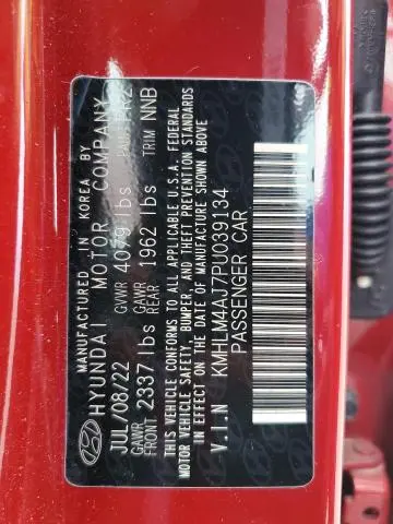 2023 HYUNDAI ELANTRA BLUE  