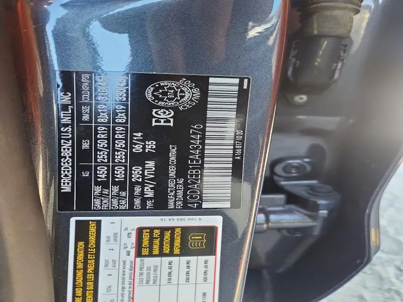 2014 MERCEDES-BENZ ML 350 BLUETEC  