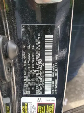 2015 TOYOTA VENZA LE  