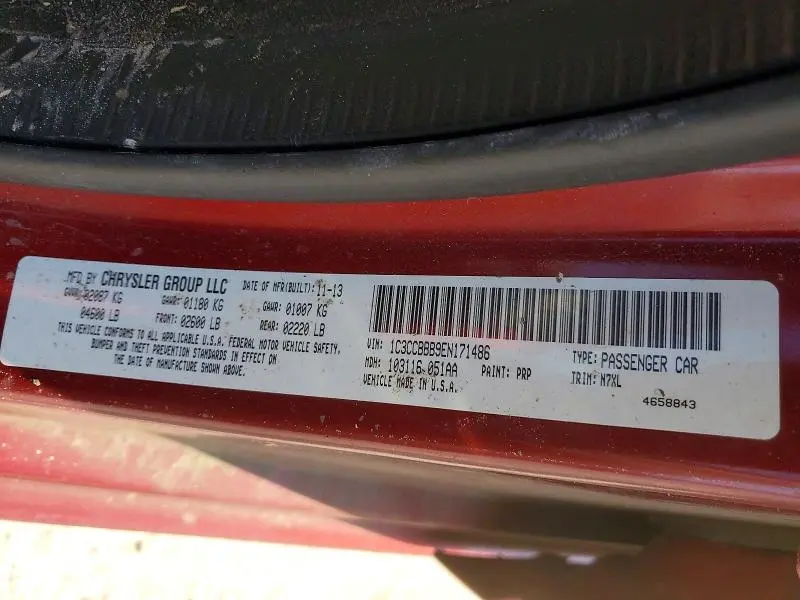 2014 CHRYSLER 200 TOURING  