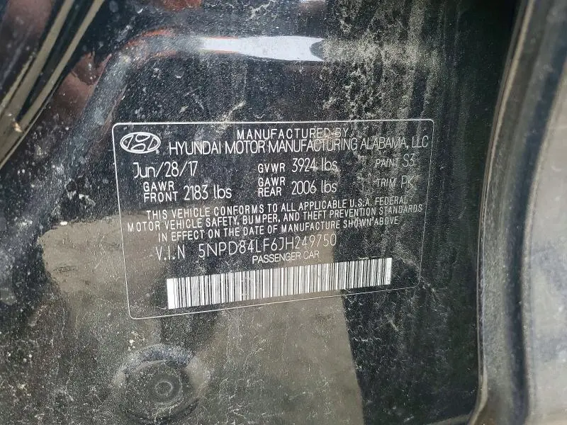 2018 HYUNDAI ELANTRA SEL  