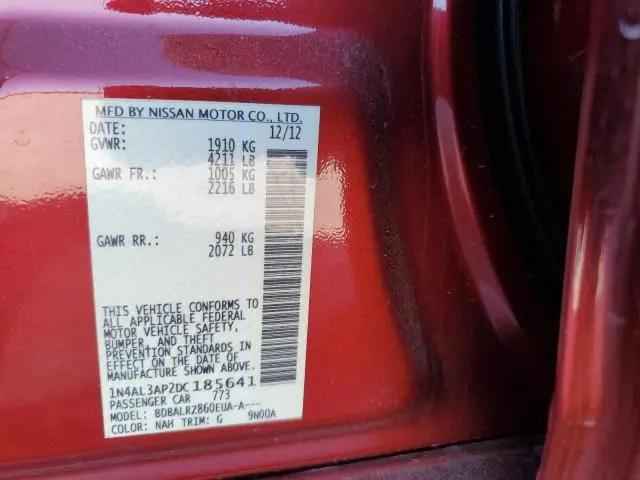 2013 NISSAN ALTIMA 2.5  