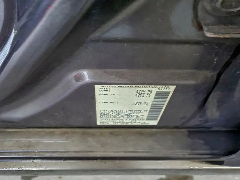 2013 NISSAN ALTIMA 2.5  