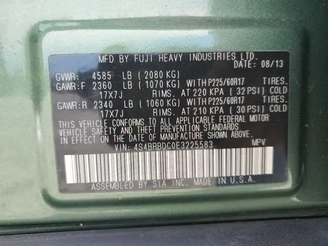 2014 SUBARU OUTBACK 2.5I PREMIUM  