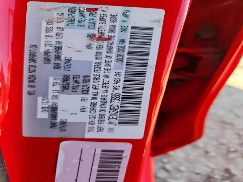 2014 MAZDA MAZDA2 SPORT  