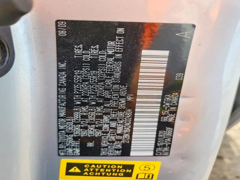 2010 LEXUS RX 350 BASE  