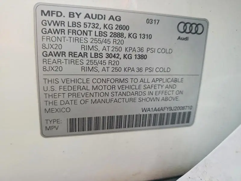2018 AUDI SQ5 PREMIUM PLUS  