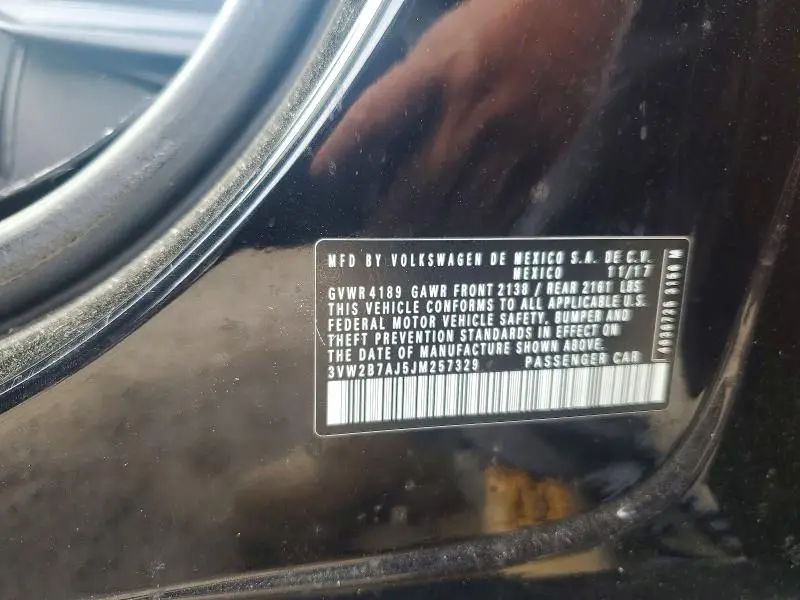 2018 VOLKSWAGEN JETTA S  