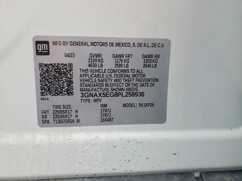 2023 CHEVROLET EQUINOX LS  