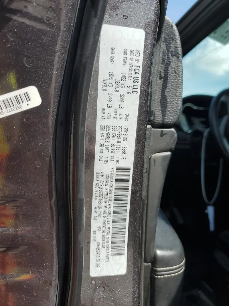 2016 JEEP GRAND CHEROKEE LIMITED  