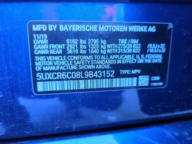 2020 BMW X5 XDRIVE40I  