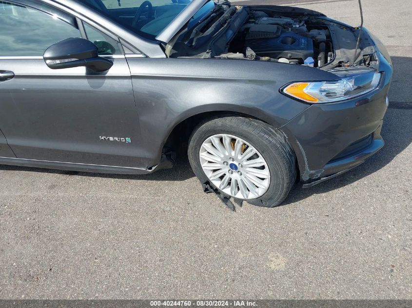 2015 FORD FUSION HYBRID SE