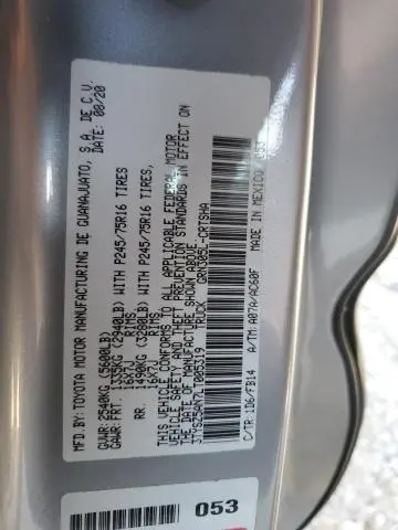 2020 TOYOTA TACOMA ACCESS CAB  
