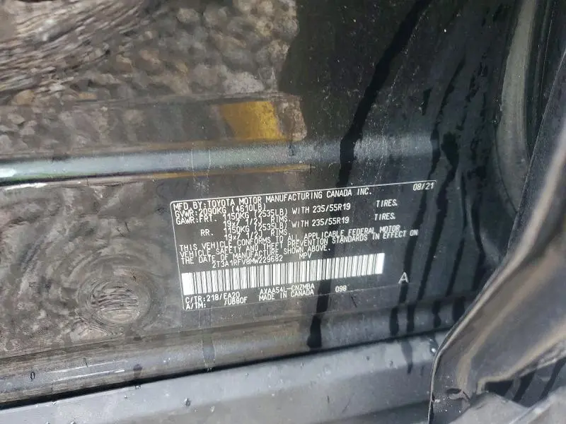 2021 TOYOTA RAV4 XLE PREMIUM  