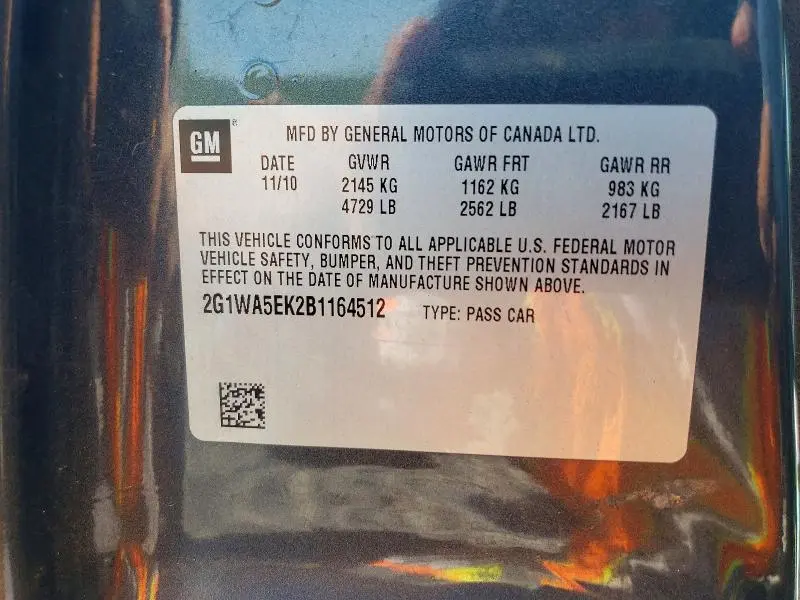 2011 CHEVROLET IMPALA LS  