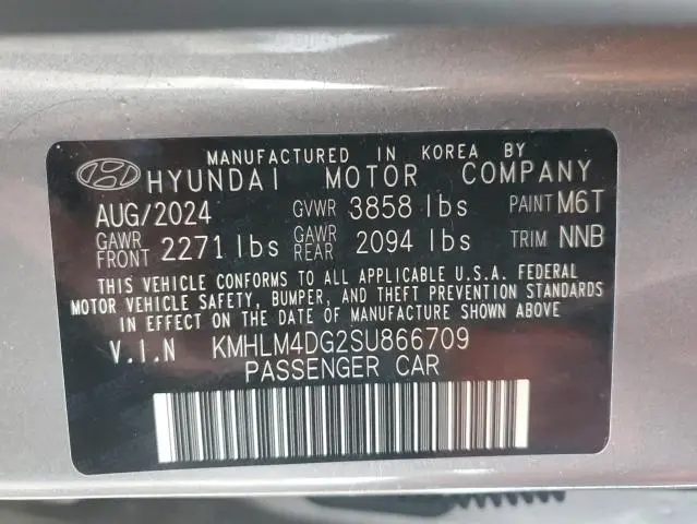 2025 HYUNDAI ELANTRA SEL SPORT  