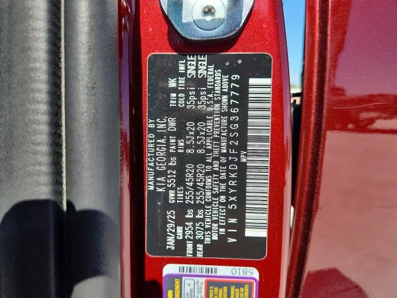 2025 KIA SORENTO X-LINE SX PRESTIGE  