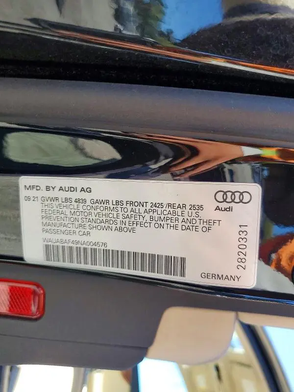 2022 AUDI A4 PREMIUM 40  