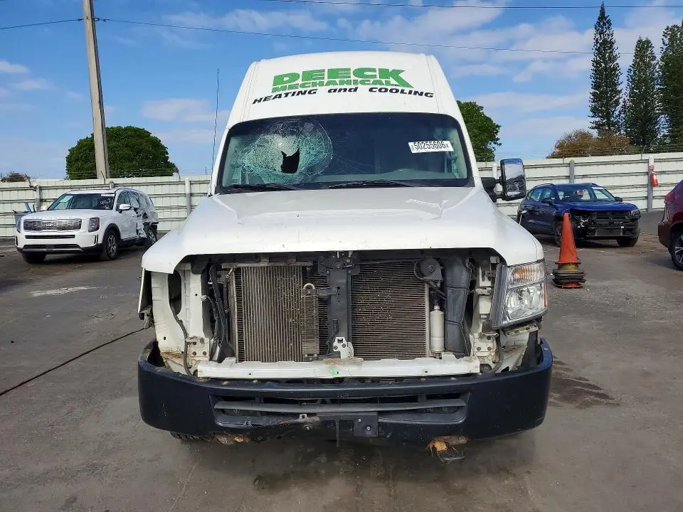 2019 NISSAN NV 2500 CARGO- PRI FLEET- CK ENG LT ON