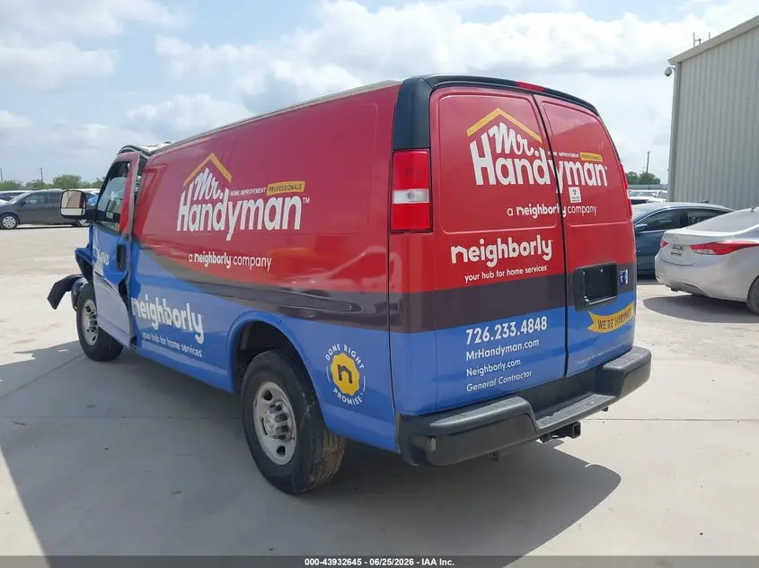 2024 CHEVROLET EXPRESS CARGO RWD 2500 REGULAR WHEELBASE WT