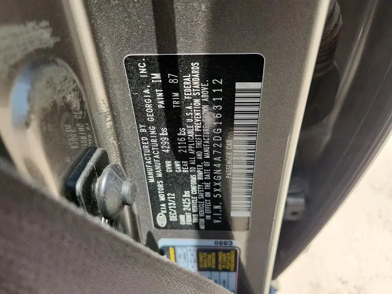 2013 KIA OPTIMA EX  