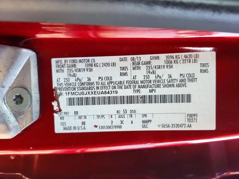 2014 FORD ESCAPE TITANIUM  