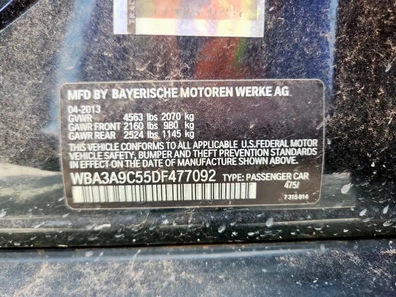 2013 BMW 335 I  