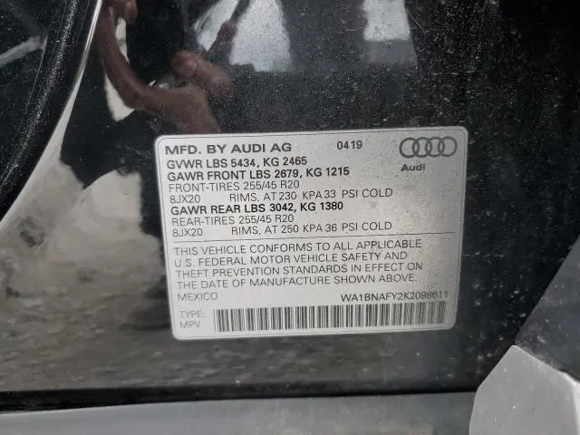 2019 AUDI Q5 PREMIUM PLUS  