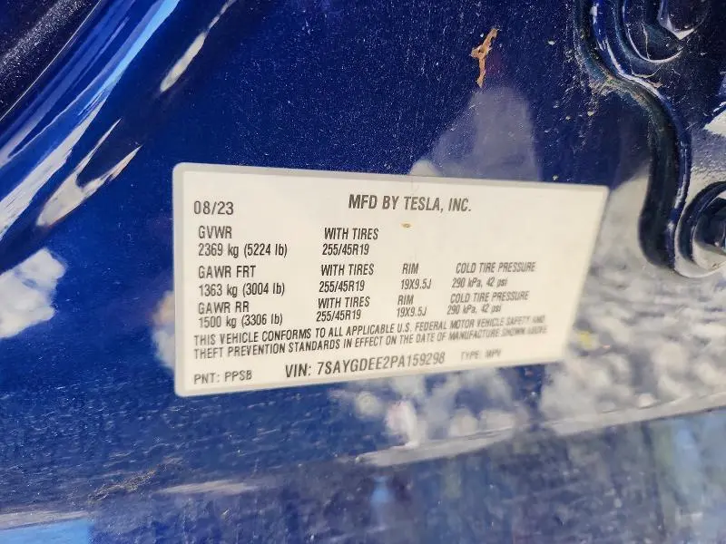2023 TESLA MODEL Y   