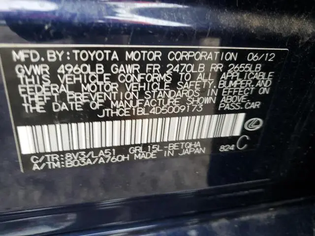 2013 LEXUS GS 350  