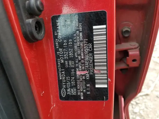 2016 HYUNDAI ACCENT SE