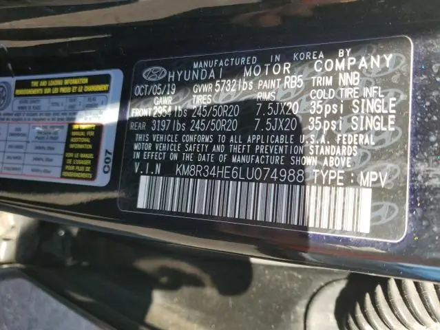 2020 HYUNDAI PALISADE SEL  