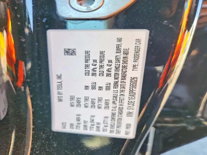 2023 TESLA MODEL 3   