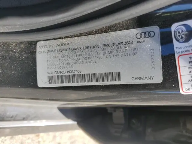 2017 AUDI A6 PREMIUM  